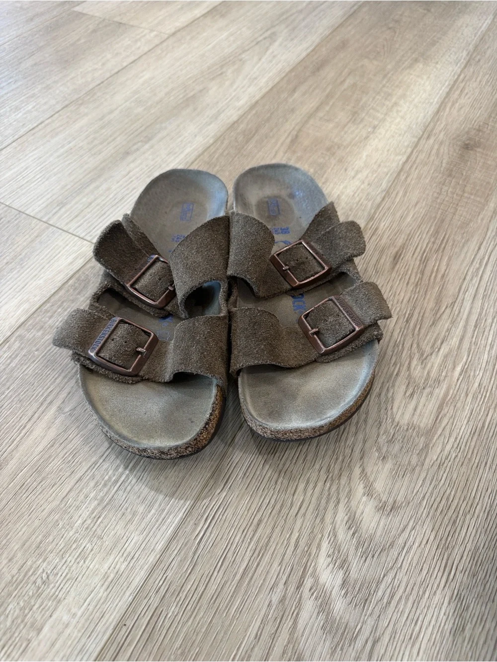 Birkenstock Suede Double-Buckle Sandals